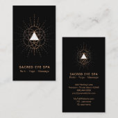 *~*宇宙シャーマン聖なる幾何学神秘的錬金術 名刺 (正面/裏面)