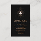 *~*宇宙シャーマン聖なる幾何学神秘的錬金術 名刺 (裏面)