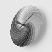 宇宙シルバーツイル ラウンド壁時計 (傾斜)