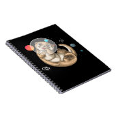 宇宙シーオッター宇宙飛行士オッター ノートブック (右側)