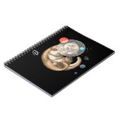 宇宙シーオッター宇宙飛行士オッター ノートブック (左側)