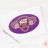 宇宙シールなし 楕円形シール (封筒)