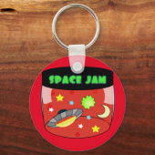 宇宙ジャムレッド キーホルダー (正面)