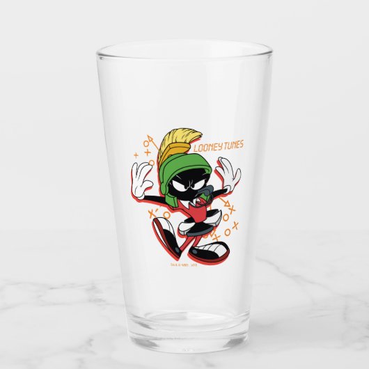 宇宙ジャム™レフェリーMARVIN THE MARTIAN™ タンブラーグラス (正面)