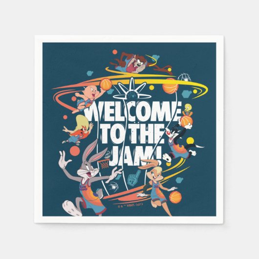 宇宙ジャム:新しいレガシー™ |ジャムへようこそ スタンダードカクテルナプキン (正面)