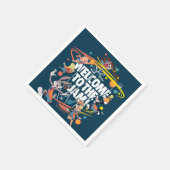 宇宙ジャム:新しいレガシー™ |ジャムへようこそ スタンダードカクテルナプキン (角)