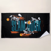 宇宙ジャム：新しいレガシー™ |スラムダンク ビーチタオル (正面)