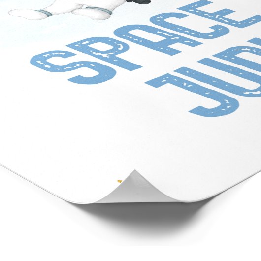 宇宙ジャンク宇宙飛行士宇宙誕生日スナックサイン ポスター (角)