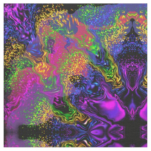 宇宙スカイアンダーザウォーター ファブリック (クローズアップ)