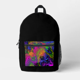 宇宙スカイアンダーザウォーター プリントバックパック