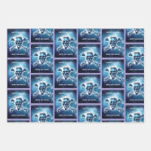 宇宙スカル。ラッピングペーパーシートセット ラッピングペーパーシート (正面2)