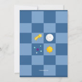 宇宙スクエアフォト招待状 招待状 (裏面)