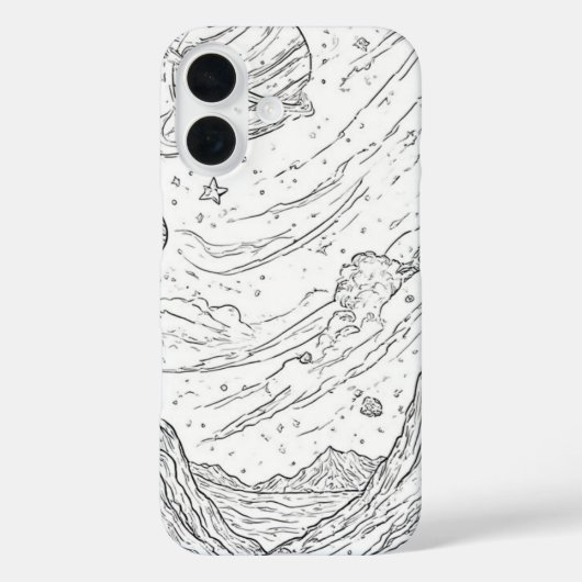 宇宙スケッチビュー Case-Mate iPhoneケース (裏面)