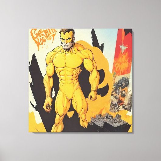 宇宙スタイルウォールアート キャンバスプリント (正面)