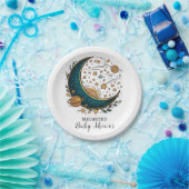 宇宙スターお洒落ズベビーシャワー ペーパープレート (パーティー)