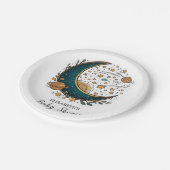 宇宙スターお洒落ズベビーシャワー ペーパープレート (アングル)