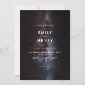 宇宙スターズミルキーウェイ銀河系結婚ズ 招待状 (正面)