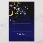 宇宙スターテーマは赤ちゃんシャワーのゲームを願う (正面)