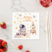 宇宙スター&宇宙飛行士子供の誕生日パーティー スタンダードカクテルナプキン (インサイチュ)