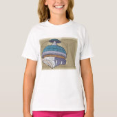 宇宙ステーションのスケッチ Tシャツ (正面)