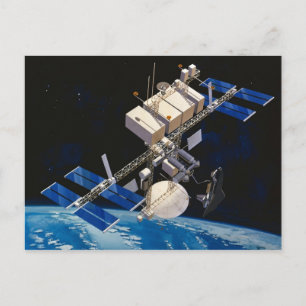 宇宙ステーション周回地球10 ポストカード