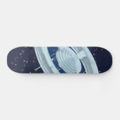 宇宙ステーション スケートボード (横)
