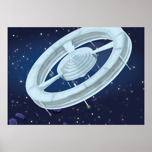 宇宙ステーション ポスター (正面)