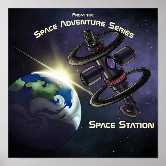 宇宙ステーション ポスター (正面)