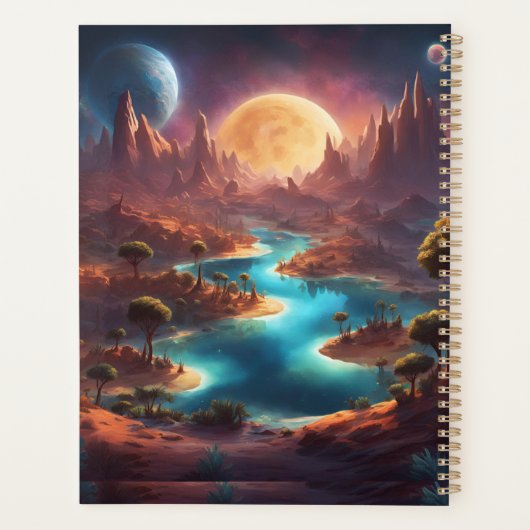 宇宙スパイラルプランナー プランナー手帳 (裏面)