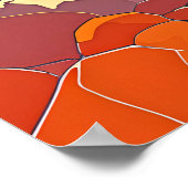 宇宙スパイラル:抽象芸術銀河渦巻きアート ポスター (角)