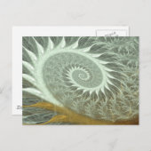 宇宙スパイラル – 聖幾何学ゴールデンスパイラル ポストカード (正面/裏面)