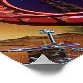 宇宙スリルコズミックローラーコースターアーティストコンセプト ポスター (角)