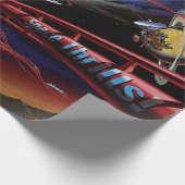 宇宙スリルコズミックローラーコースターアーティストコンセプト ラッピングペーパー (角)