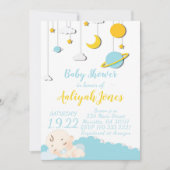 宇宙スリープベビー 招待状 (正面)