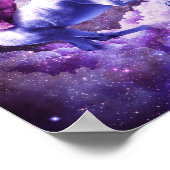 宇宙スロウユニコーンに乗る ポスター (角)