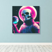 宇宙センチネル:地球抱擁 キャンバスプリント (インサイチュ (ウッドフロア))