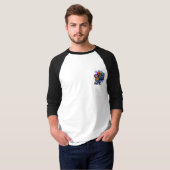 宇宙ソロエイリアンギタリスト スペースミュージックアート Tシャツ (正面フル)