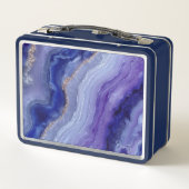 宇宙タンザナイト結晶金属弁当箱 メタルランチボックス (裏面)