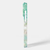 宇宙ターコイズティール(緑がかった色)銀河星空 Case-Mate iPhoneケース (裏面 / 左)