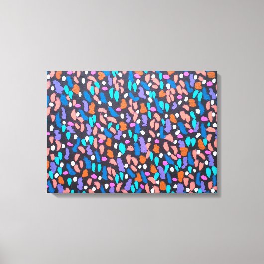 宇宙ダストキャンバス抽象芸術アートプリント キャンバスプリント (正面)