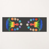 宇宙チャクラ瞑想 | スピリチュアルエネルギー ヨガマット (正面(横))