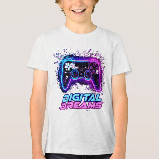 宇宙チョークボード星座らくがきキッズ トライブレンドTシャツ