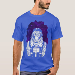 宇宙チンパンジー・ガレー・モンキー宇宙飛行士 Tシャツ