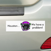 宇宙チンプ バンパーステッカー (車上)