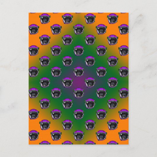 宇宙チンプ ポストカード (正面)