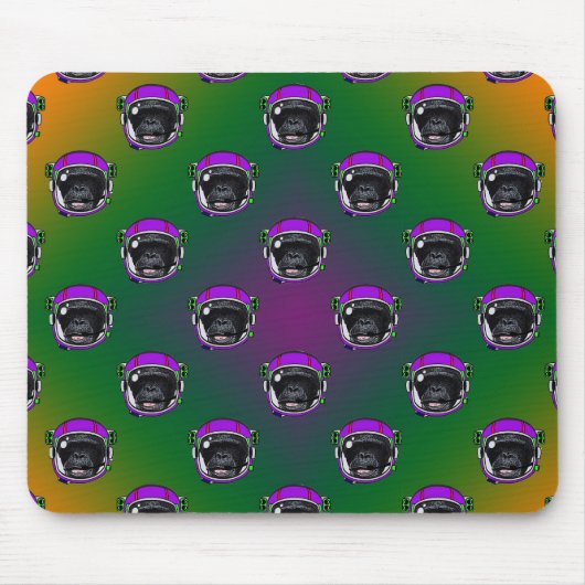宇宙チンプ マウスパッド (正面)