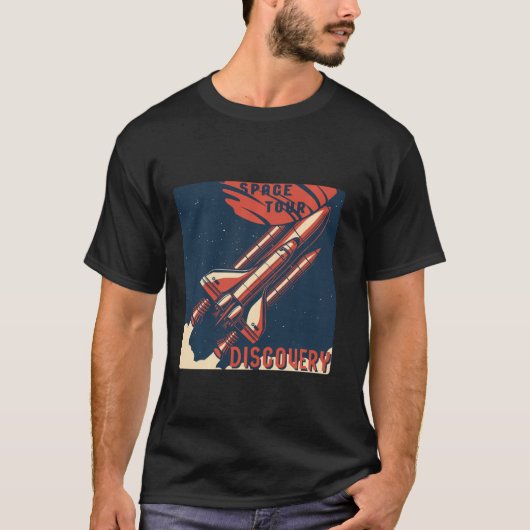 宇宙ツアー発見 Tシャツ (正面)