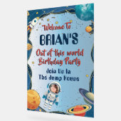 宇宙テーマのアクリル看板 アクリルサイン (傾斜)