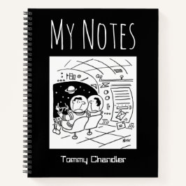 宇宙テーマノートブック（所有者名） ノートブック