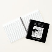 宇宙テーマノートブック（所有者名） ノートブック (内部)